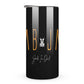 Black "Jab in Oil" Insulated Drinking Cups with Lids 300 ml