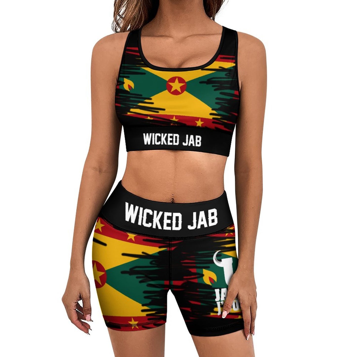 Wicked Jab 2 Piece Workout Yoga Set