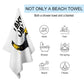 Take Jab White Beach Towel