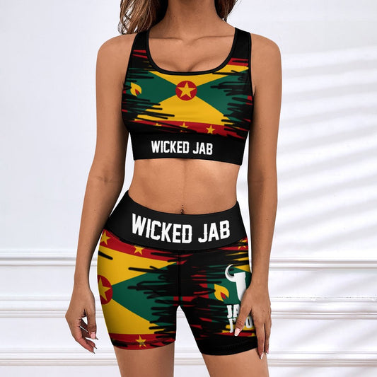 Wicked Jab 2 Piece Workout Yoga Set