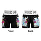 Wicked Jab Black / White 2 Piece Workout Yoga Set