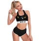 Wicked Jab Horns Yoga Sports Bra (1 Piece)