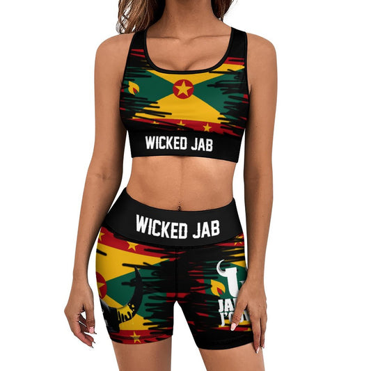 Wicked Jab 2 Piece Workout Yoga Set