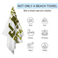 We Are Jab People Army Green Beach Towel