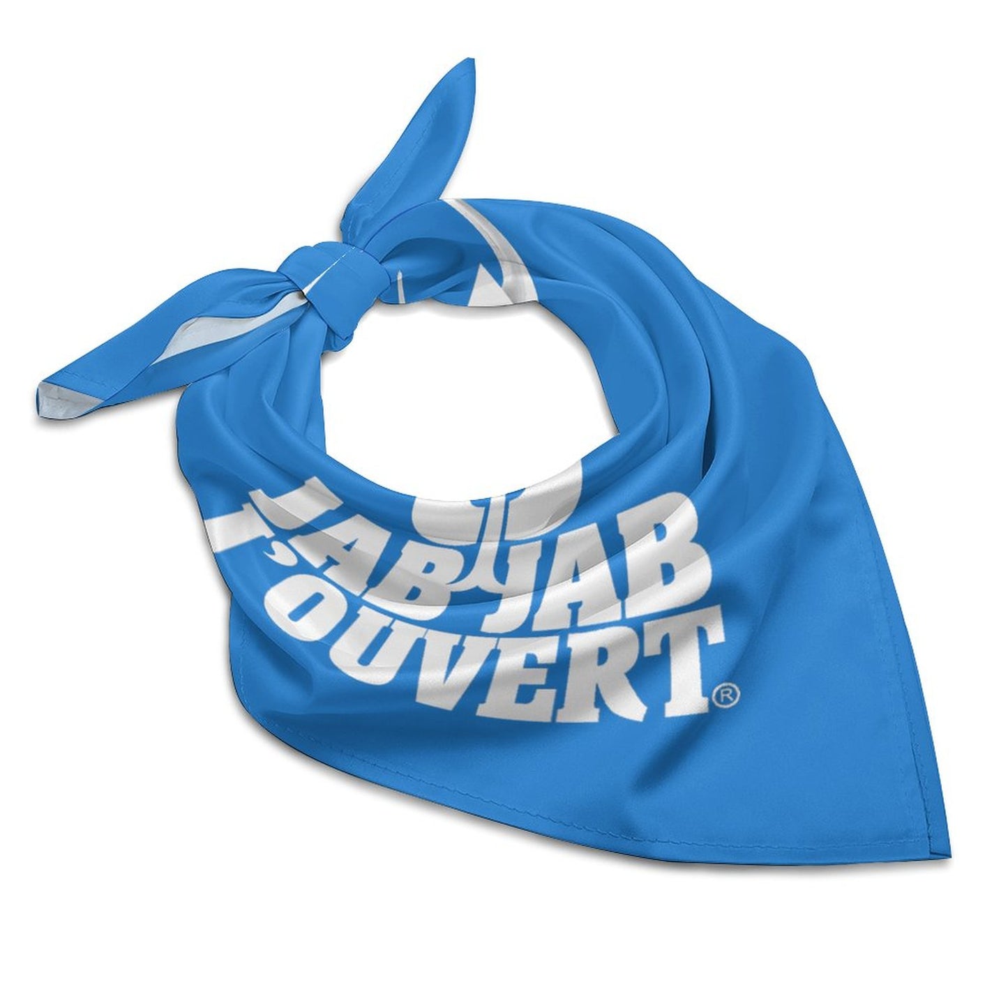 Jab Jab J' Ouvert Square Silk-Like Scarves Blue