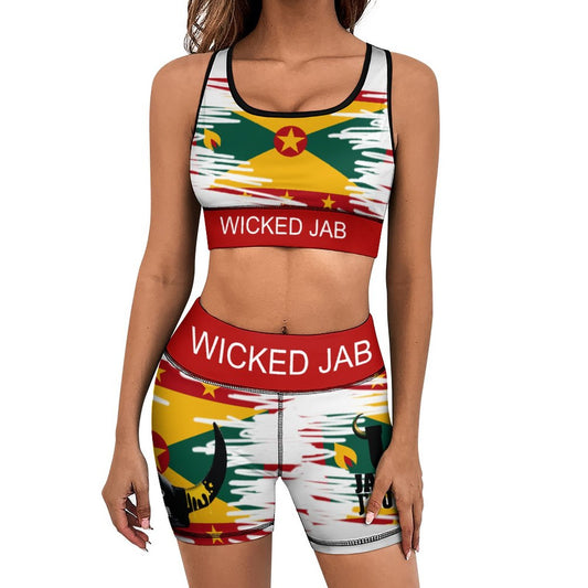 Wicked Jab 2 Piece Workout Yoga Set