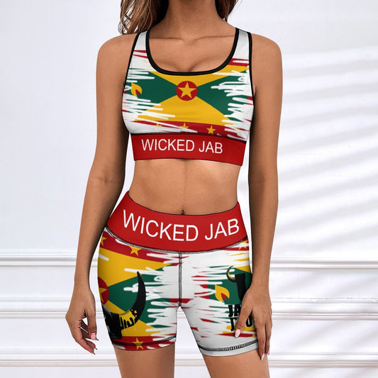 Wicked Jab 2 Piece Workout Yoga Set