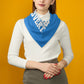 Jab Jab J' Ouvert Square Silk-Like Scarves Blue